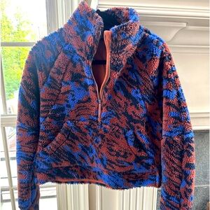 Lululemon Scuba oversized fleece 1/4 zip funnel neck